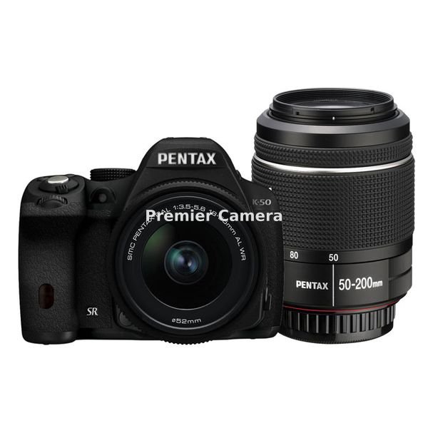 PENTAX K-50 ダブルズームキット ブラック