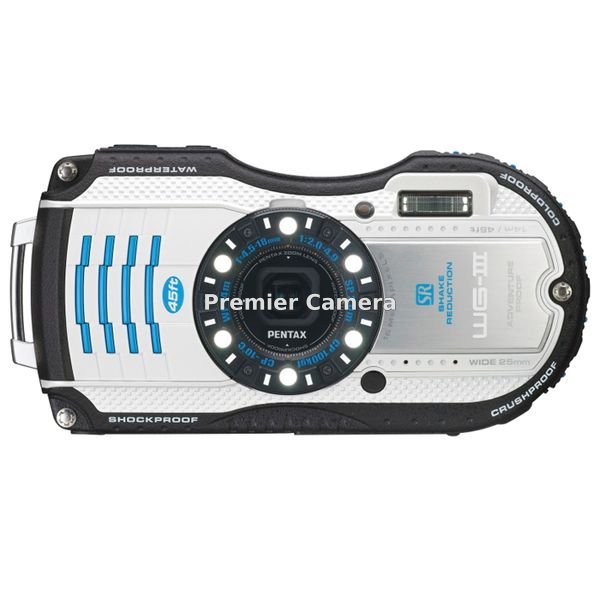 PENTAX WG-3 ホワイト/ブルー