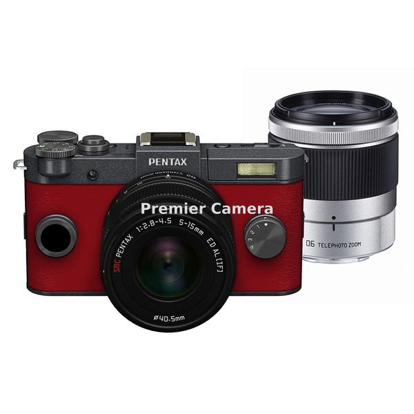 PENTAX Q-S1 ダブルズームキット ガンメタル×カーマインレッド