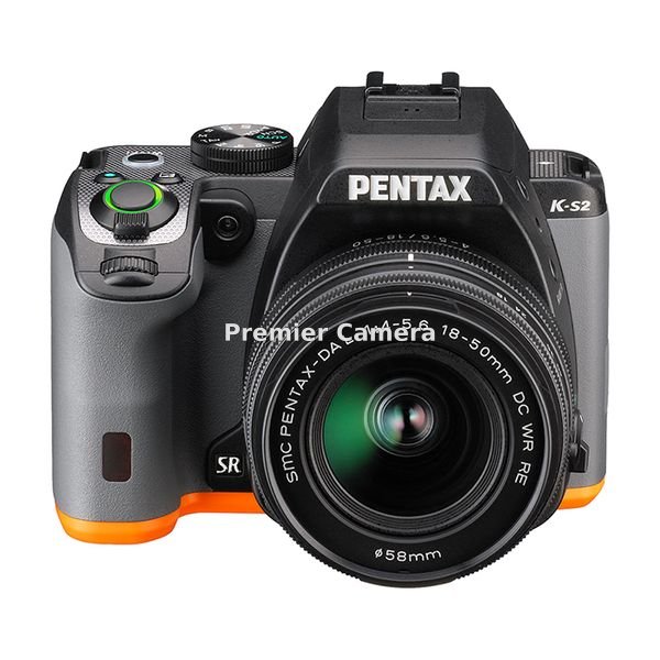 PENTAX K-S2 18-50mm RE レンズキット ブラック×オレンジ