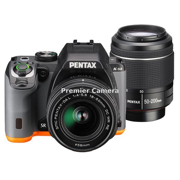PENTAX K-S2 ダブルズームキット ブラック×オレンジ