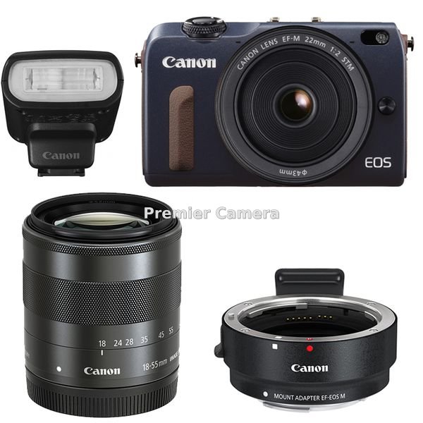 Canon EOS M2 ダブルレンズキット ベイブルー