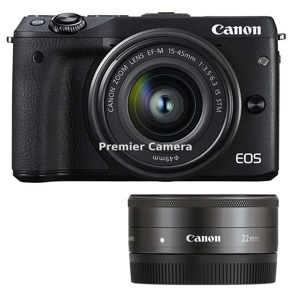 Canon EOS M3 ダブルレンズキット2 ブラック
