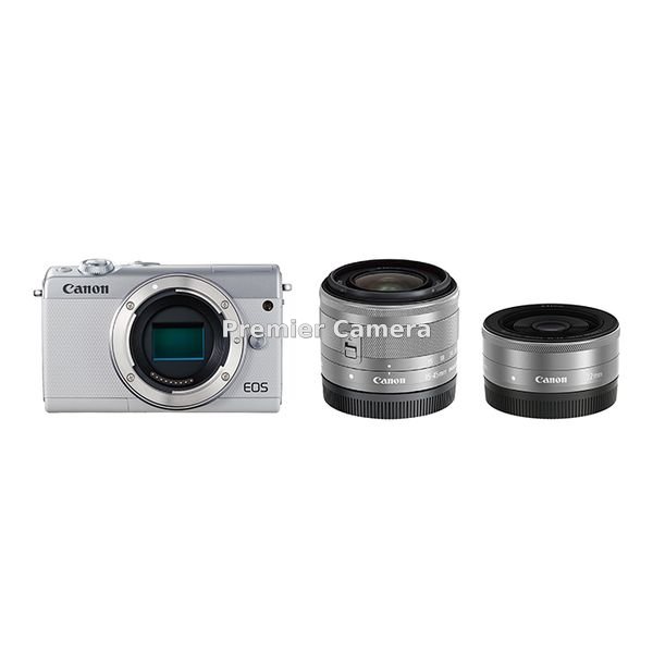 Canon EOS M100 ダブルレンズキット ホワイト
