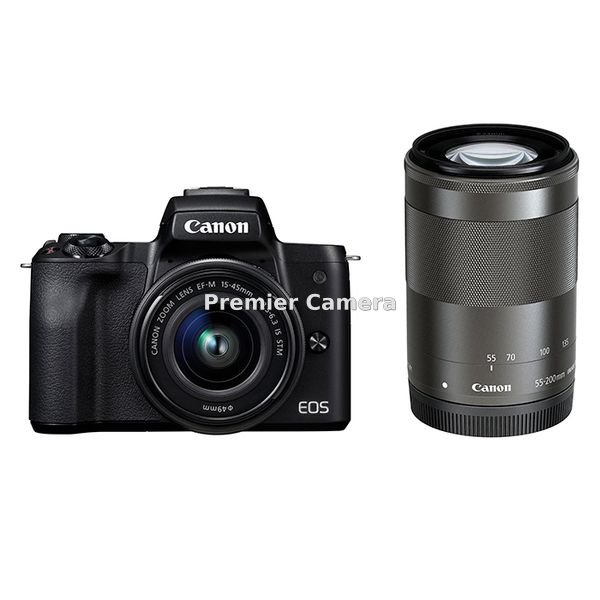Canon EOS Kiss M ダブルズームキット ブラック