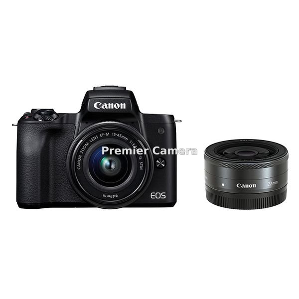 Canon EOS Kiss M ダブルレンズキット ブラック