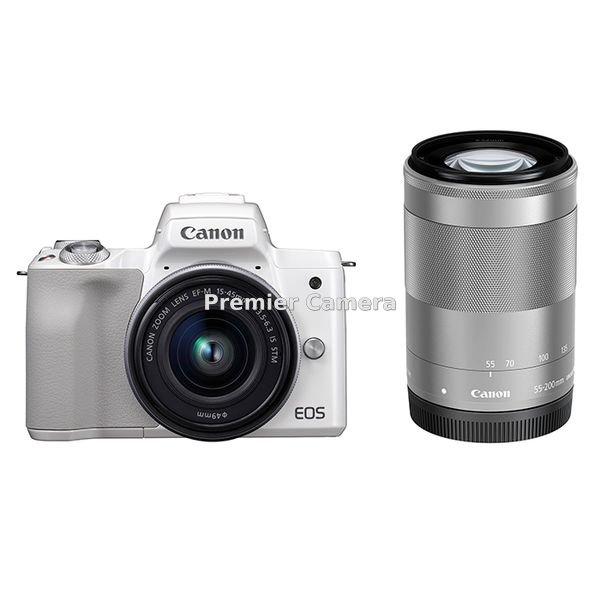 Canon EOS Kiss M ダブルズームキット ホワイト