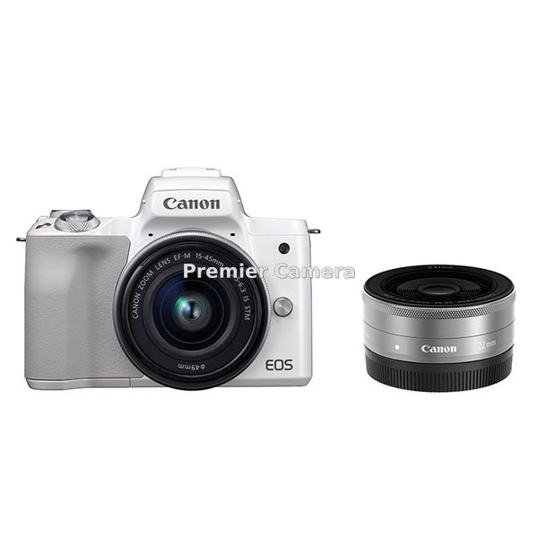 Canon EOS Kiss M ダブルレンズキット ホワイト