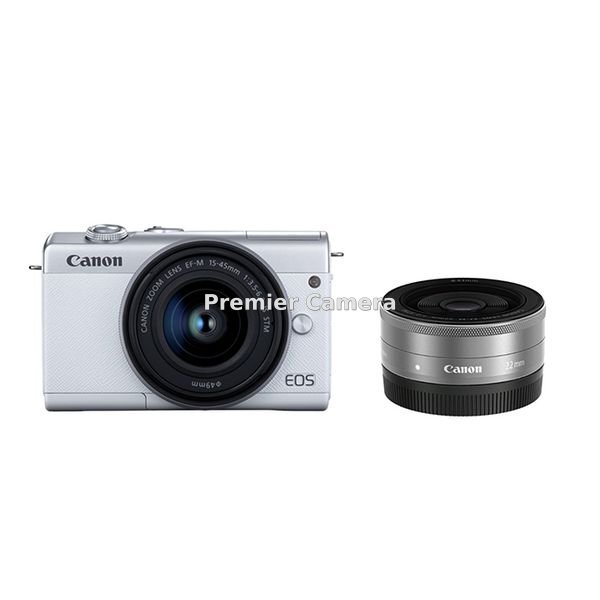 Canon EOS M200 ダブルレンズキット ホワイト