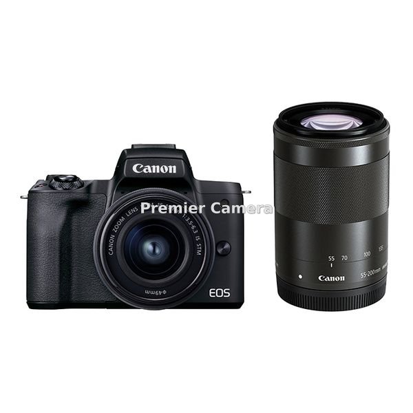 Canon EOS Kiss M2 ダブルズームキット ブラック