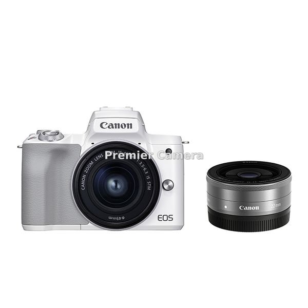 Canon EOS Kiss M2 ダブルレンズキット ホワイト