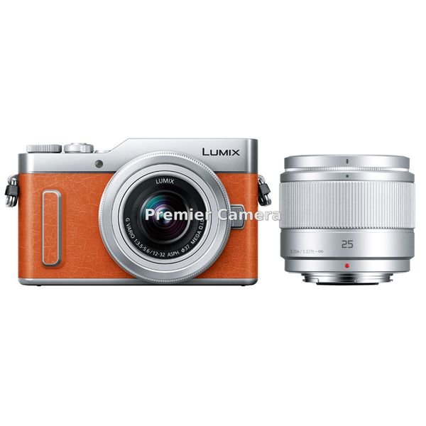 Panasonic LUMIX GF10 ダブルレンズキット 12-32mm + 25mm オレンジ [DC-GF10W-D]