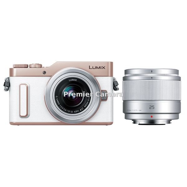 Panasonic LUMIX GF10 ダブルレンズキット 12-32mm + 25mm ホワイト [DC-GF10W-W]