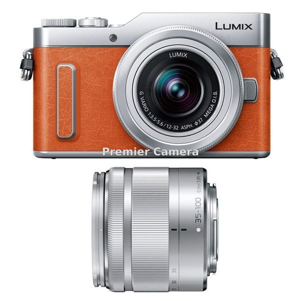 Panasonic LUMIX GF90 ダブルズームキット 12-32mm + 35-100mm オレンジ [DC-GF90WA-D]