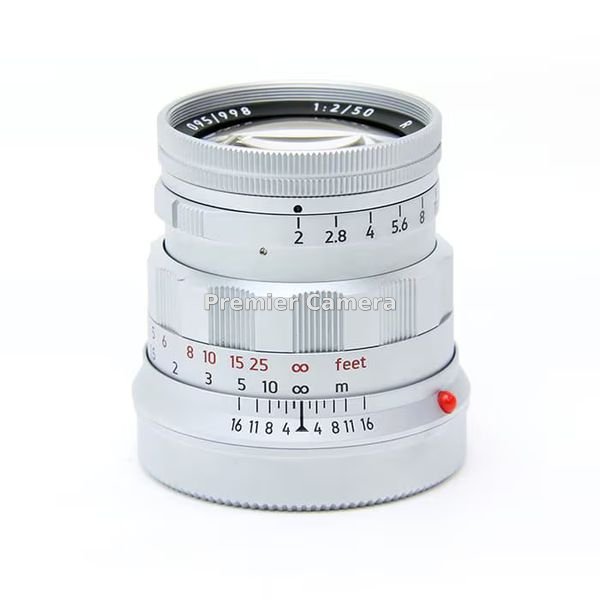 LIGHT LENS LAB M 50mm F2 Rigid (ライカMマウント) シルバー