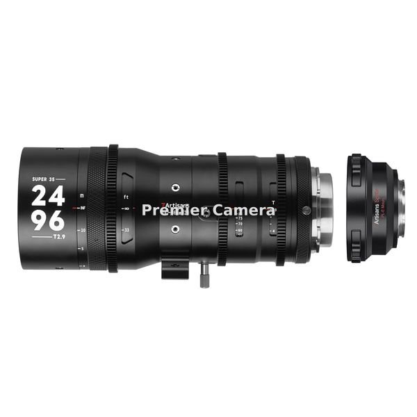 七工匠(7Artisans) Sprite 24-96mm T2.9 S35 シネマレンズ (PLマウント用)+ソニーEマウント変換アダプター