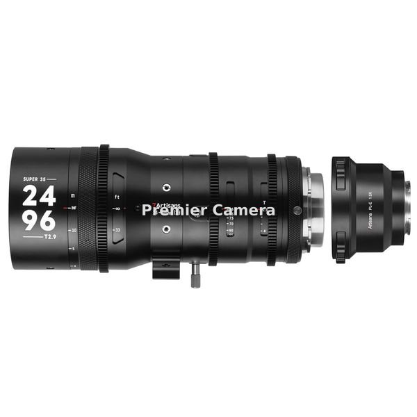 七工匠(7Artisans) Sprite 24-96mm T2.9 S35 シネマレンズ (PLマウント用)+1.5X テレコンバーター ソニーEマウント変換