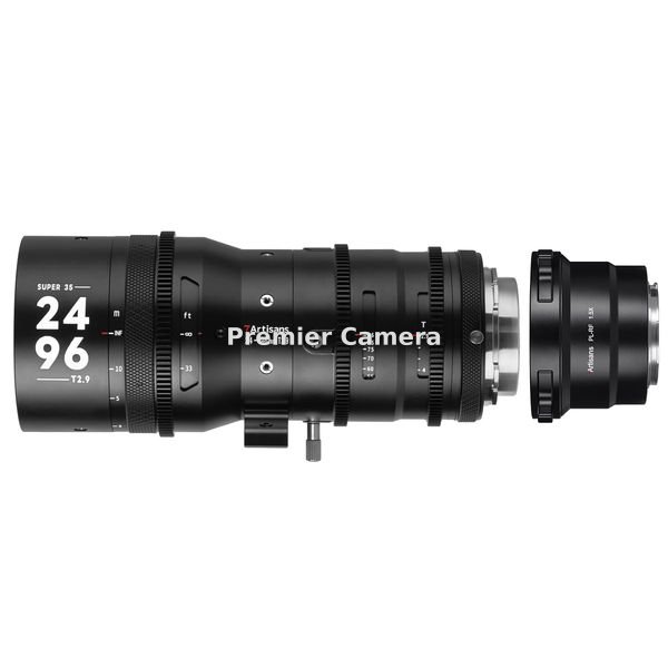 七工匠(7Artisans) Sprite 24-96mm T2.9 S35 シネマレンズ (PLマウント用)+1.5X テレコンバーター キヤノンRFマウント変換
