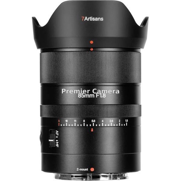 七工匠(7Artisans) 85mm F1.8 AF (ニコンZ用) ブラック