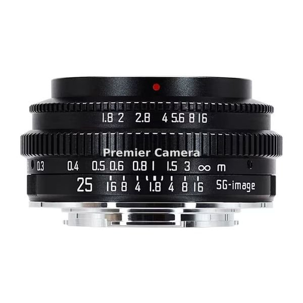 SG-image 25mm F1.8 APS-C (マイクロフォーサーズ用) ブラック