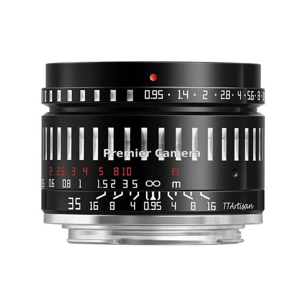 銘匠光学 TTArtisan 35mm F0.95 C (ソニーE用) APS-C ブラック×シルバー