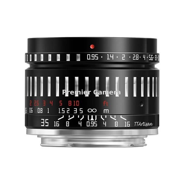 銘匠光学 TTArtisan 35mm F0.95 C (キヤノンEF-M用) ブラック×シルバー