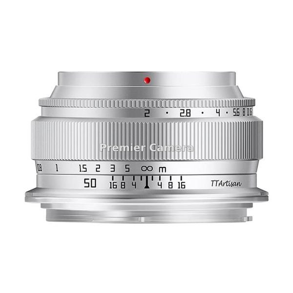 銘匠光学 TTArtisan 50mm F2 (キヤノンRF用) シルバー