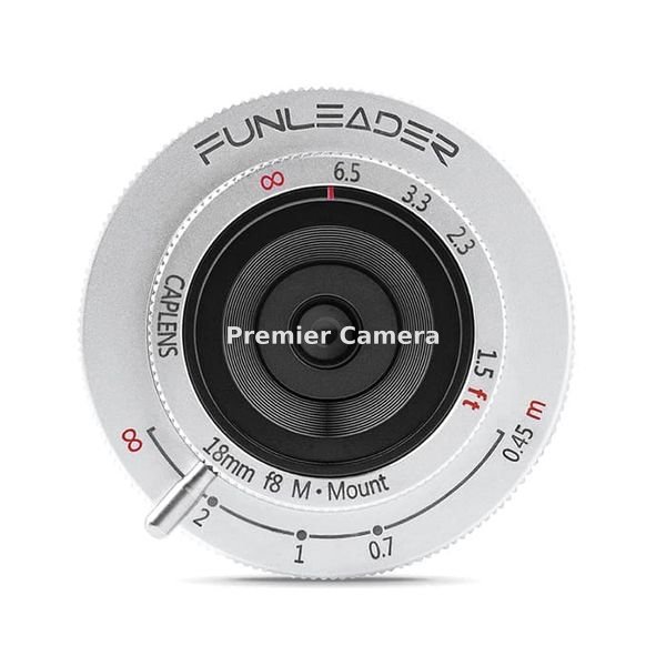 FUNLEADER CAPLENS 18mm F8.0 ライカM用 シルバー [FL188M (S) ]