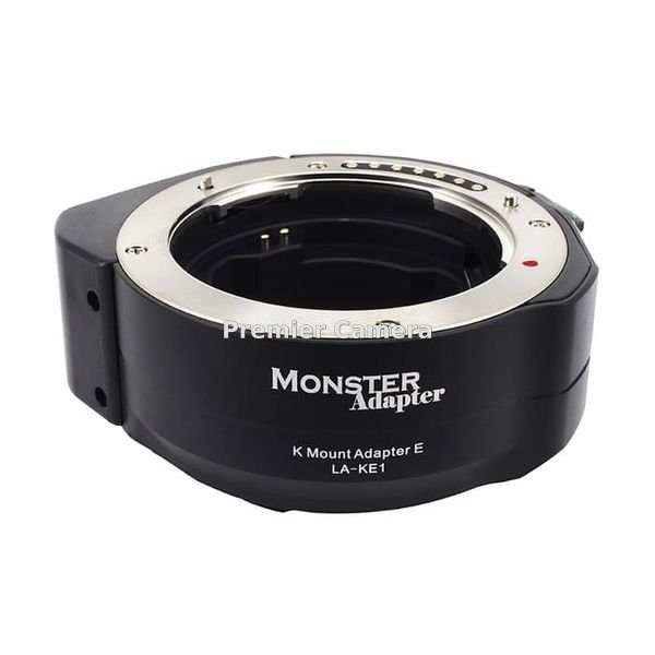 MonsterAdapter LA-KE1 マウントアダプター [レンズ側：ペンタックスK ボディ側：ソニーE]