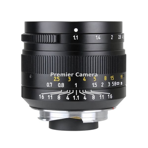 七工匠(7Artisans) 50mm F1.1 (ライカM用) ブラック