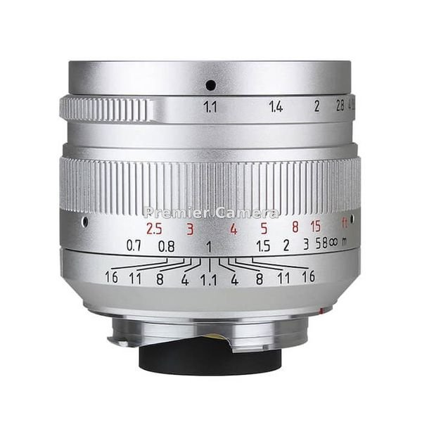 七工匠(7Artisans) 50mm F1.1 (ライカM用) シルバー