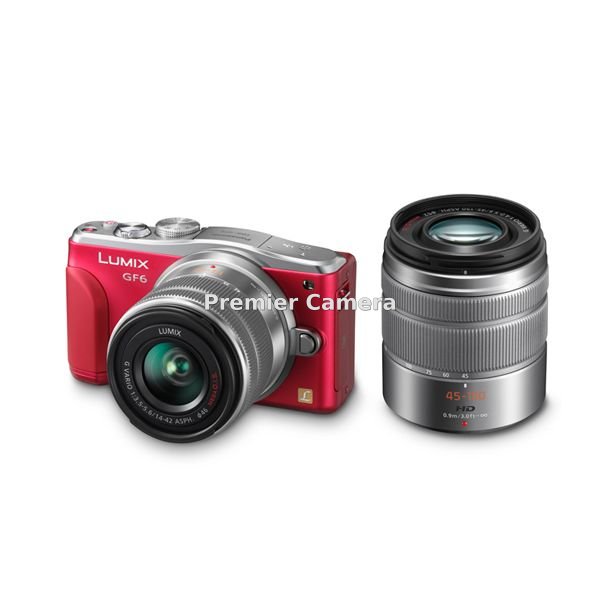 Panasonic LUMIX GF6 ダブルズームレンズキット レッド [DMC-GF6W]
