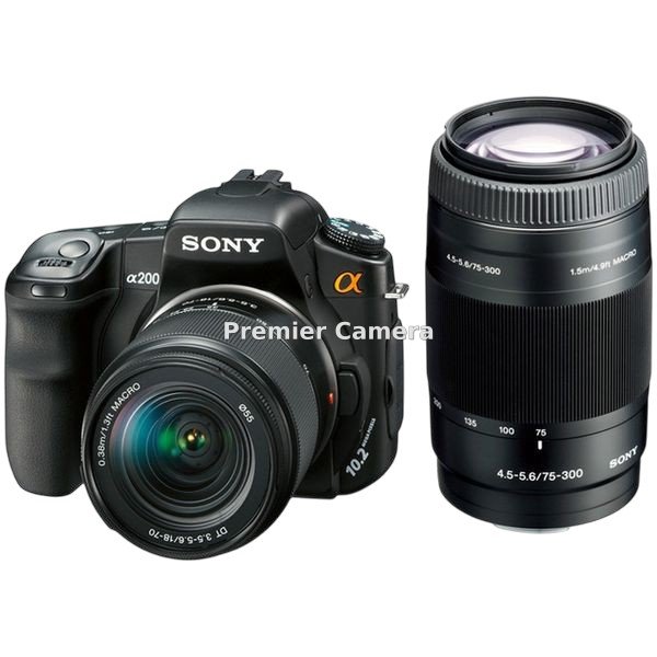 SONY α200 ダブルズームレンズキット [DSLR-A200W]