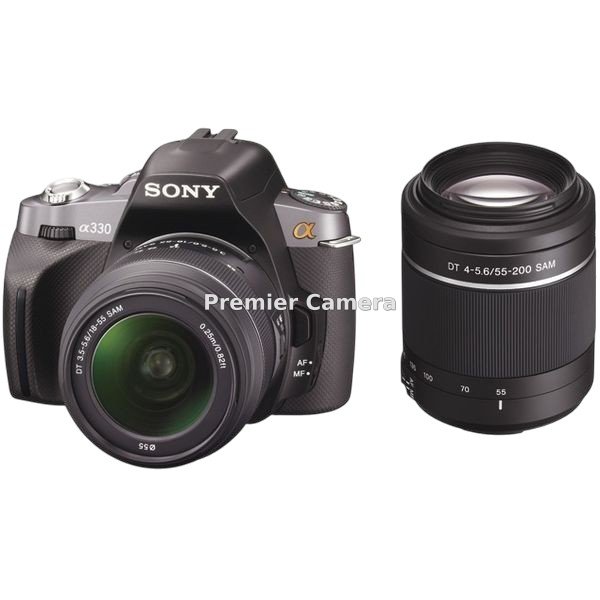 SONY α330 ダブルズームキット (DT 18-55mm + 55-200mm) [DSLR-A330Y]
