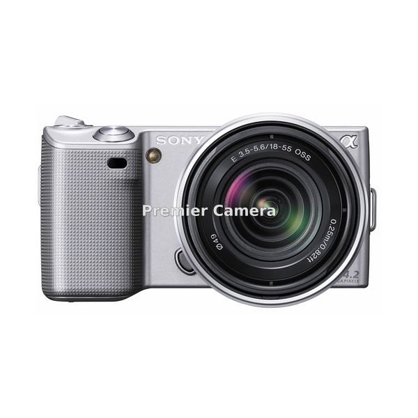 SONY NEX-5 ズームレンズキット (E 18-55mm) シルバー [NEX-5K]