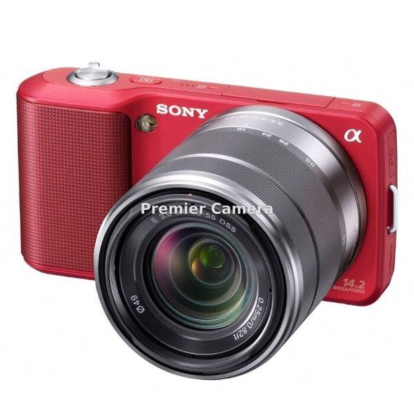 SONY NEX-3 ズームレンズキット (E 18-55mm) レッド [NEX-3K]