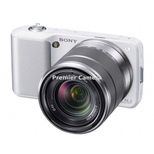 SONY NEX-3 ズームレンズキット (E 18-55mm) ホワイト [NEX-3K]