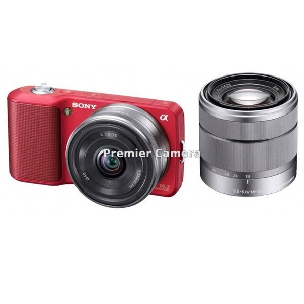 SONY NEX-3 ダブルレンズキット (E 18-55mm + 16mm) レッド [NEX-3D]
