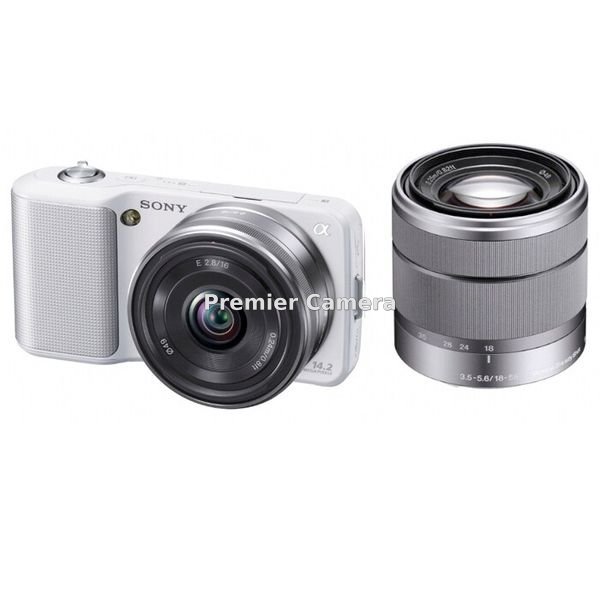 SONY NEX-3 ダブルレンズキット (E 18-55mm + 16mm) ホワイト [NEX-3D]