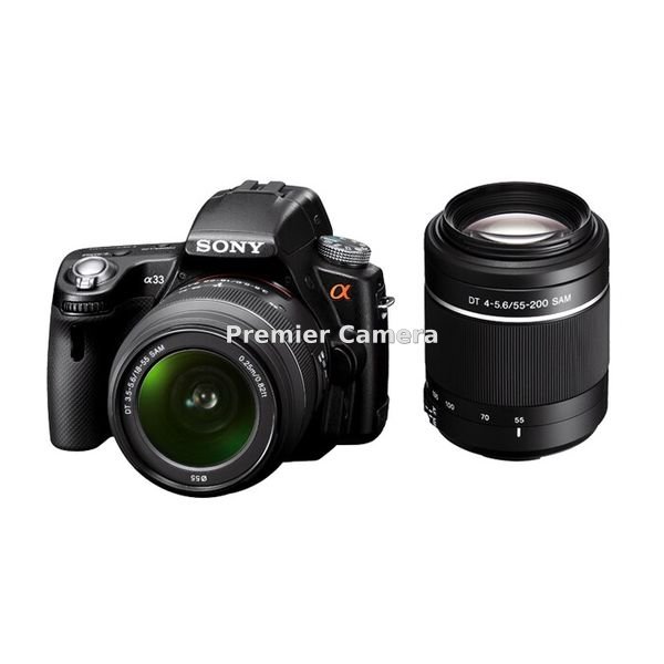SONY α33 ダブルズームレンズキット (DT 18-55mm + 55-200mm) [SLT-A33Y]