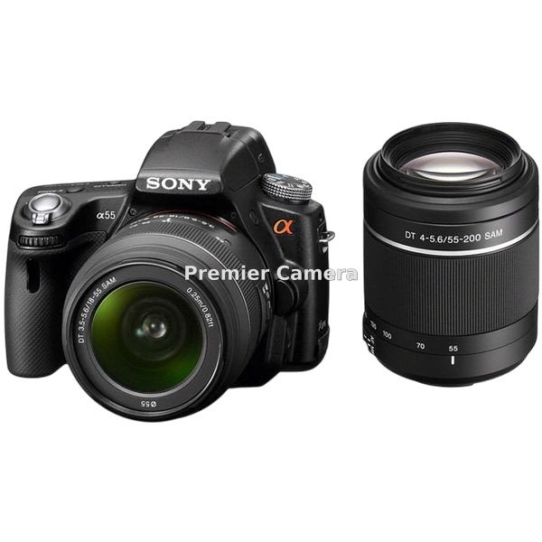 SONY α55 ダブルズームレンズキット (DT 18-55mm + 55-200mm) [SLT-A55VY]