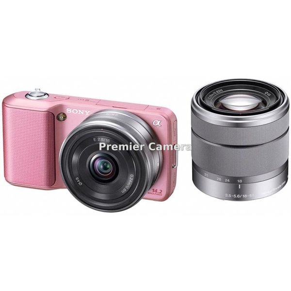 SONY NEX-3 ダブルレンズキット (E 18-55mm + 16mm) ピンク [NEX-3D]