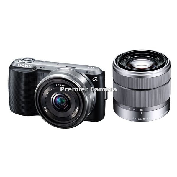 SONY NEX-C3 ダブルレンズキット (E 18-55mm + 16mm F2.8) ブラック [NEX-C3D]