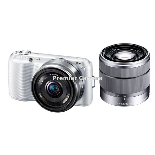 SONY NEX-C3 ダブルレンズキット (E 18-55mm + 16mm F2.8) ホワイト [NEX-C3D]