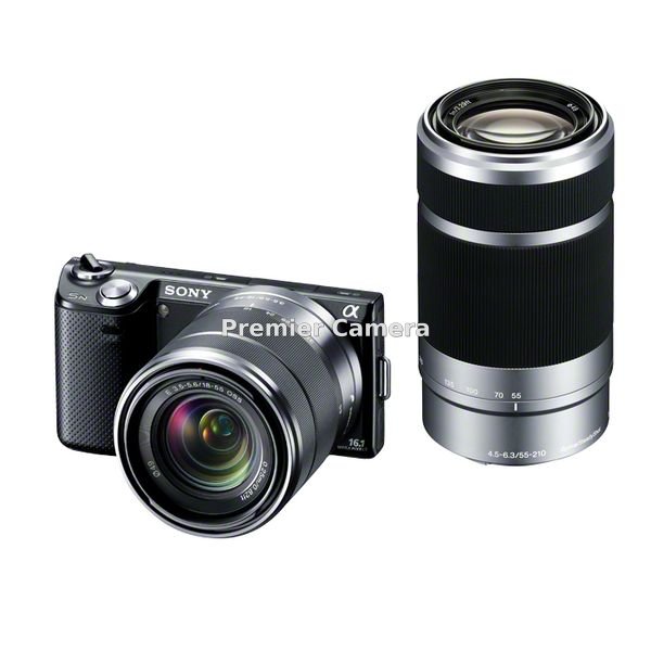 SONY NEX-5N ダブルズームレンズキット (E 18-55mm + 55-210mm) ブラック [NEX-5NY]