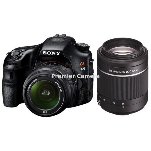SONY α65 ダブルズームレンズキット (DT 18-55mm + 55-250mm) [SLT-A65VY]