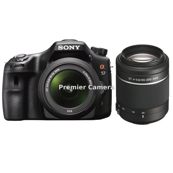 SONY α57 ダブルズームレンズキット (DT 18-55mm + 55-200mm) [SLT-A57Y]