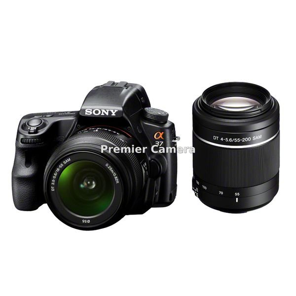 SONY α37 ダブルズームレンズキット (DT 18-55mm + 55-200mm) [SLT-A37Y]