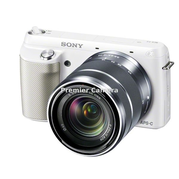 SONY NEX-F3 ズームレンズキット (E 18-55mm) ホワイト [NEX-F3K]