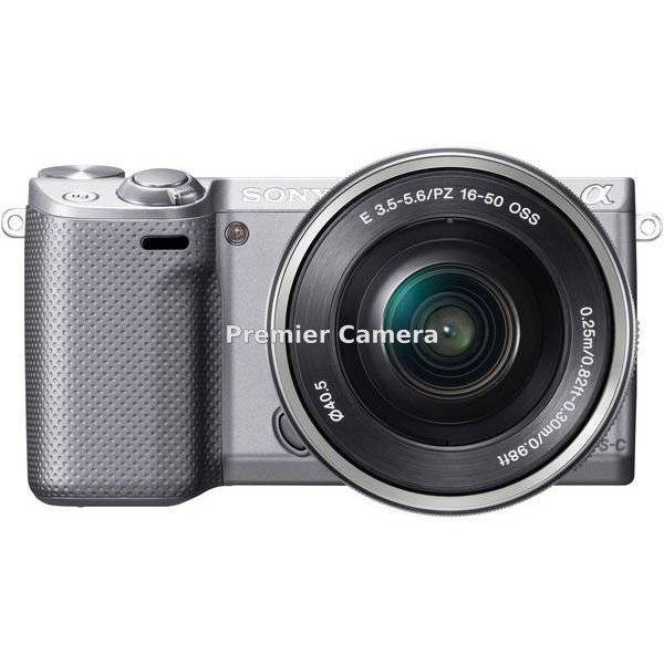 SONY NEX-5R パワーズームレンズキット (PZ 16-50mm) シルバー [NEX-5RL]